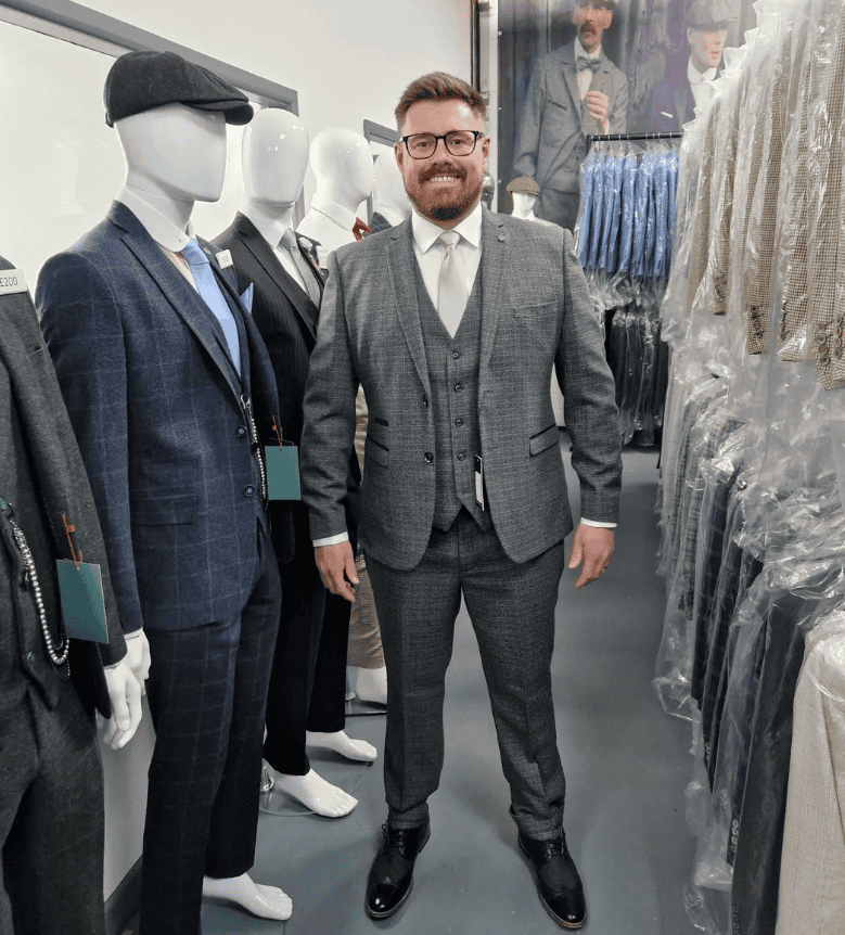 Paul Andrew Charcoal Tweed Wedding Package 📦 (minimum 3 people)