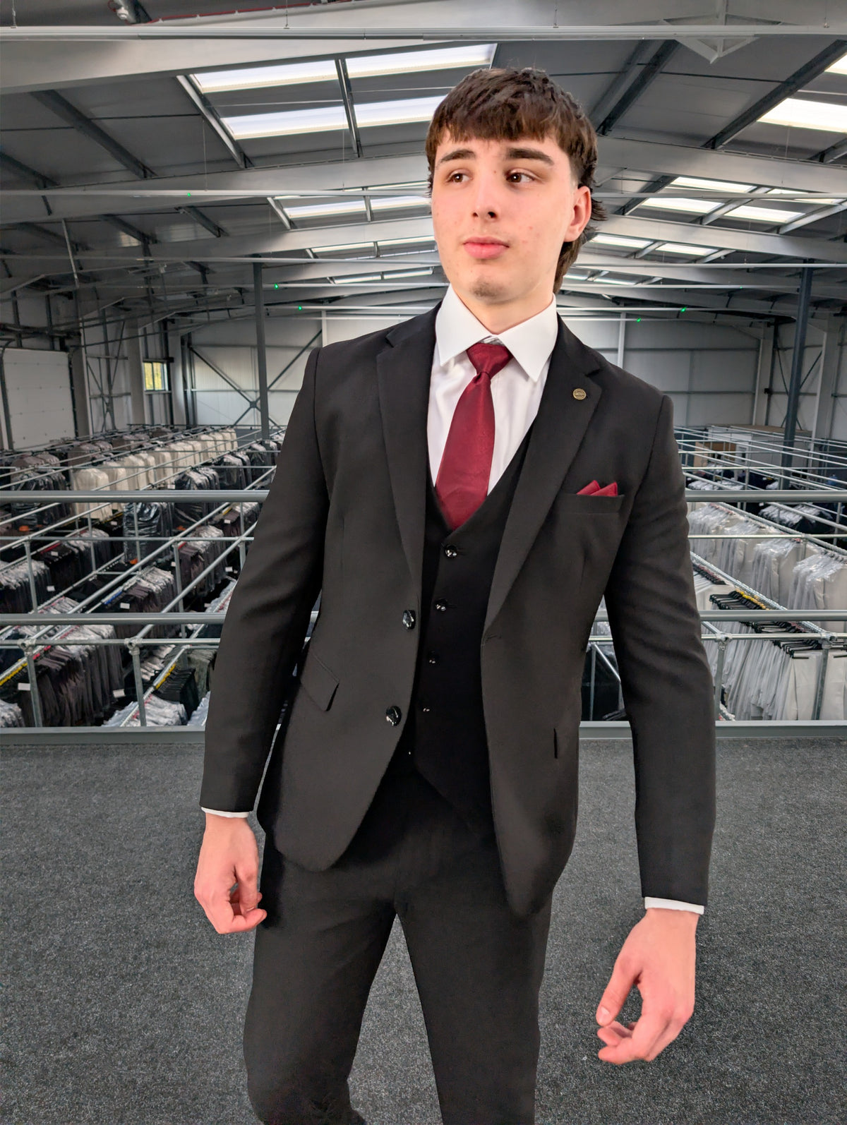 Diablo Black Three Piece Suit