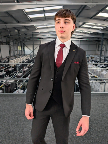 Diablo Black Three Piece Suit