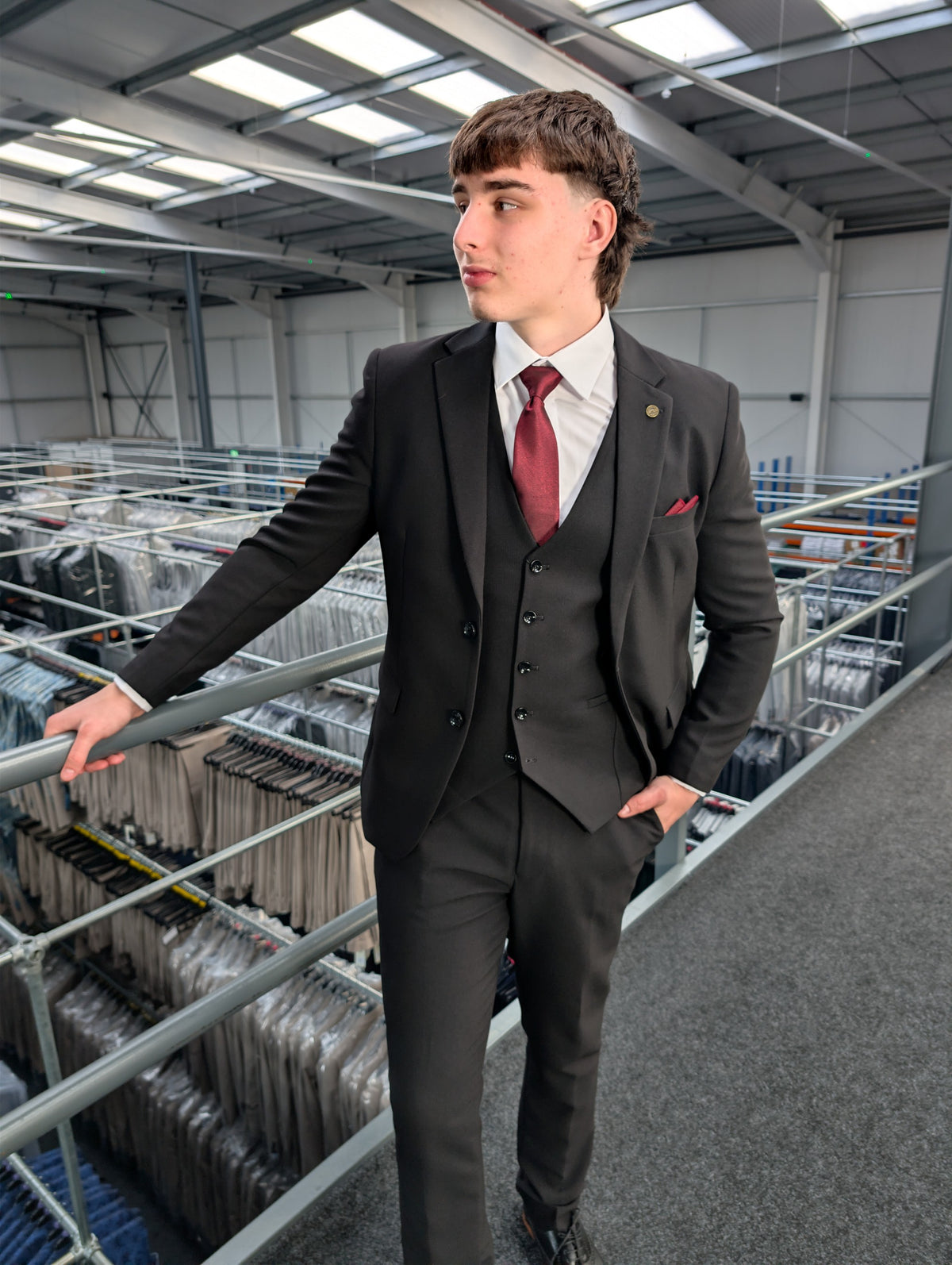 Diablo Black Three Piece Suit