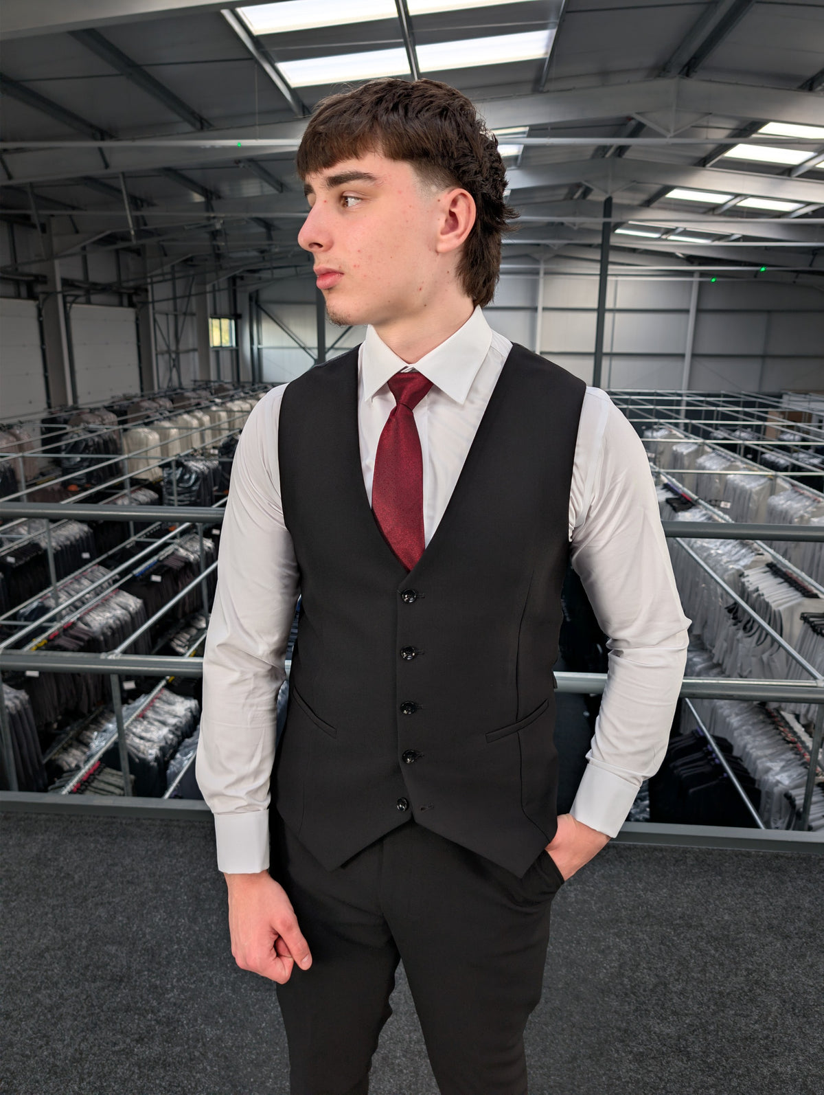 Diablo Black Three Piece Suit