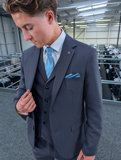 Jake Midnight Blue Three Piece Suit