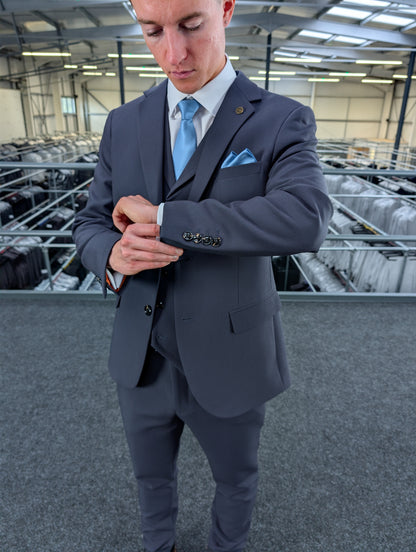 Jake Midnight Blue Three Piece Suit