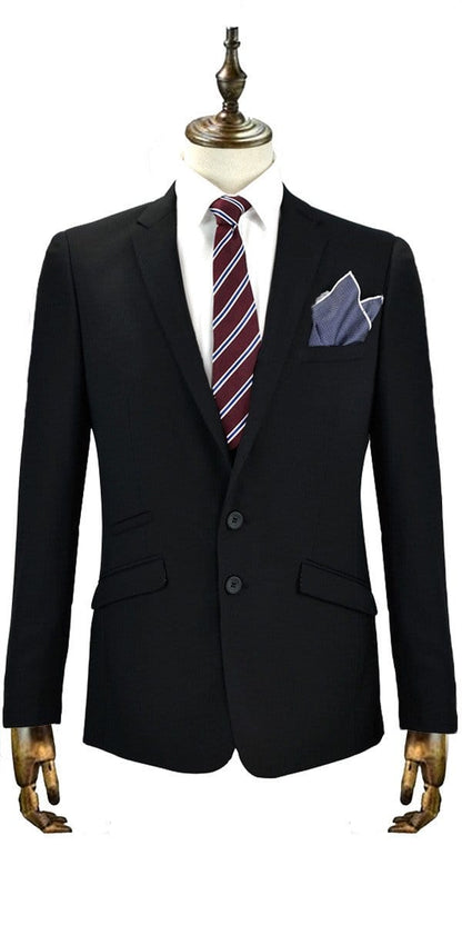 Cavani Felix XL Black Two Piece Suit