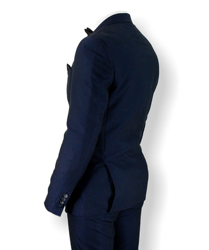 Men's 2 Piece Tuxedo Dinner Suit Navy Slim Fit
